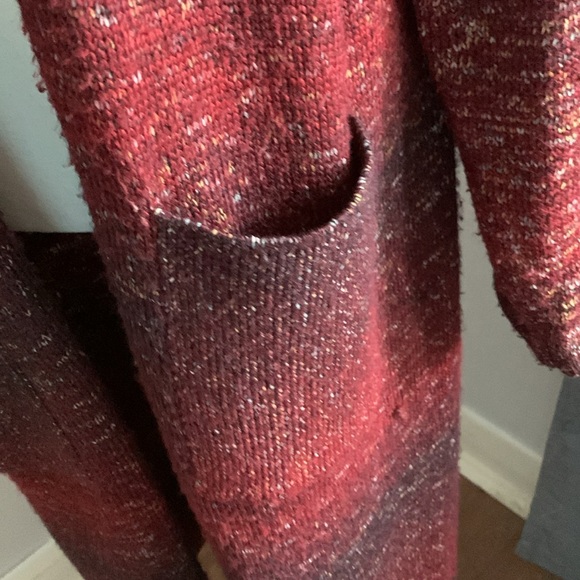 Long fine-knit cardigan - Picture 3 of 7